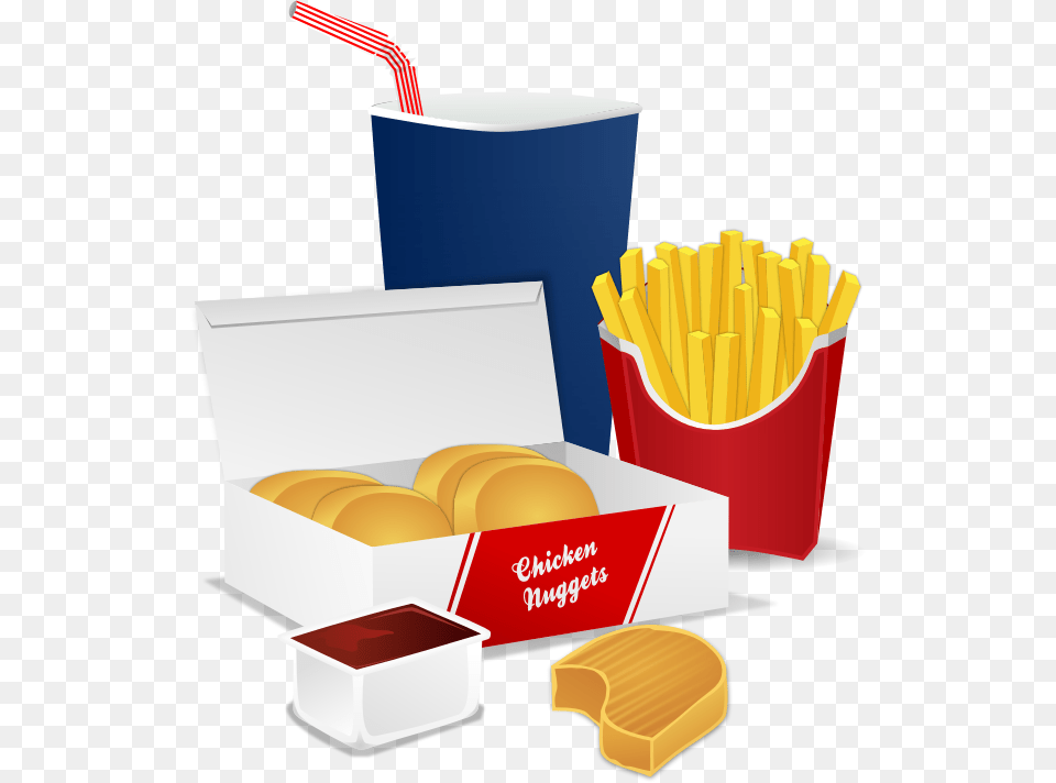 Baseball Clip Art Food, Lunch, Meal, Fries Free Png Download
