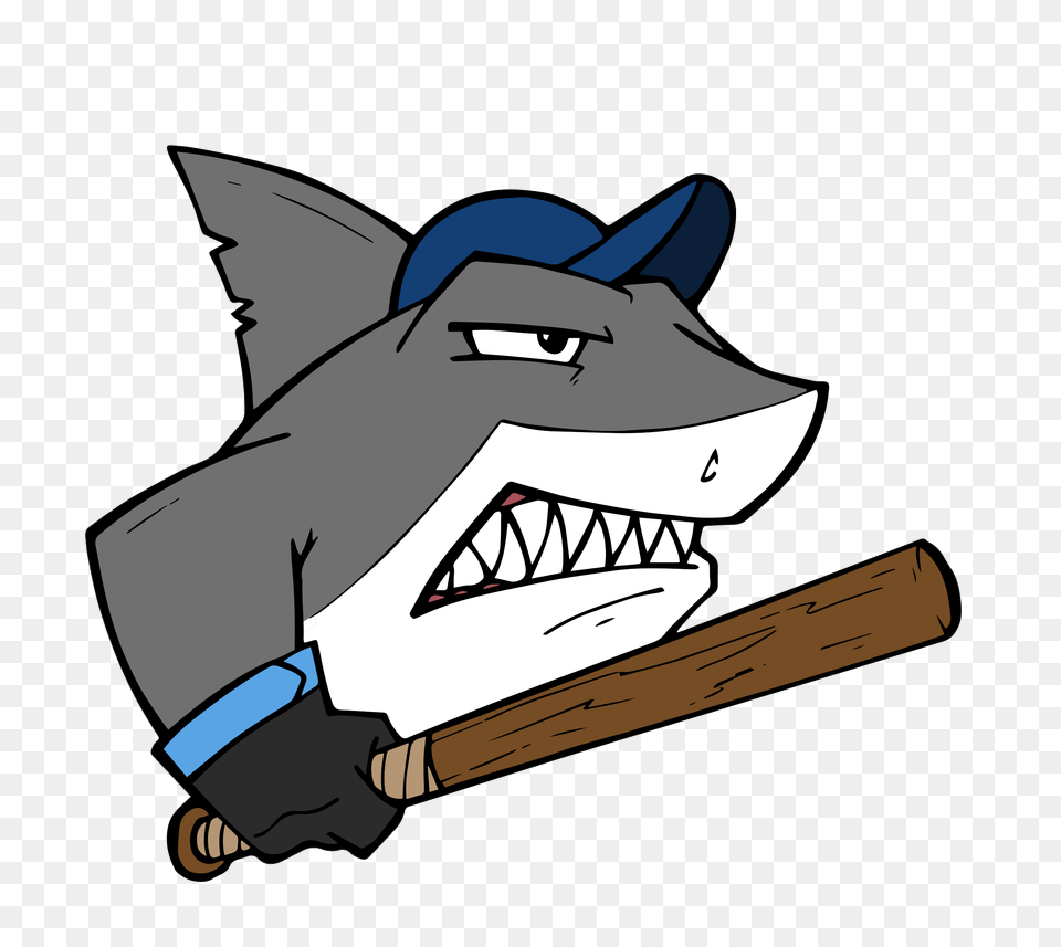 Baseball Clipart Shark, People, Person, Baseball Bat, Sport Png Image