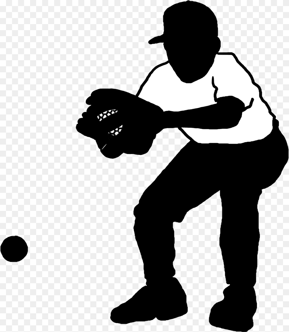 Baseball Clipart Silhouette Playing Baseball, Baby, Person Free Png