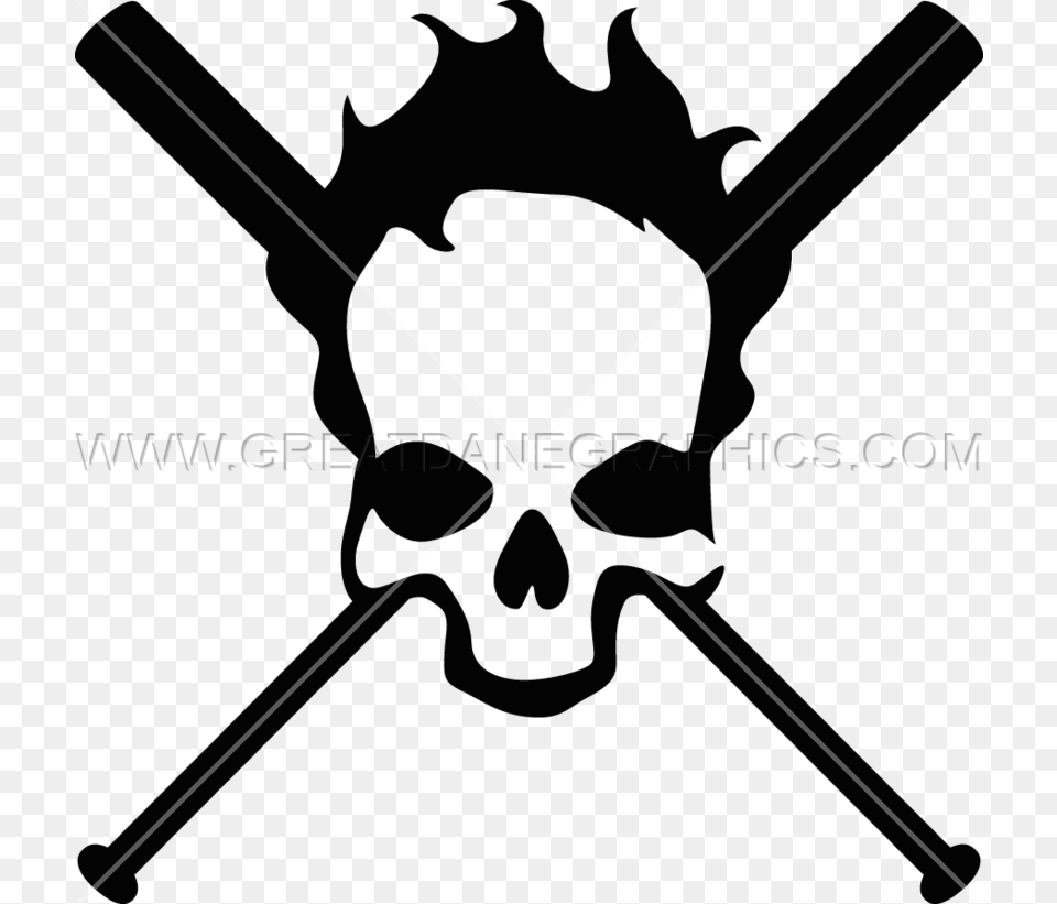 Baseball Clipart Skull, Bow, Weapon, Stencil Free Transparent Png