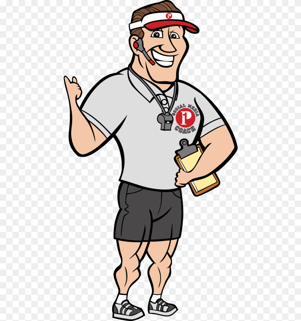 Baseball Coach Clipart Clip Art, Shorts, Clothing, Person, Man Png Image