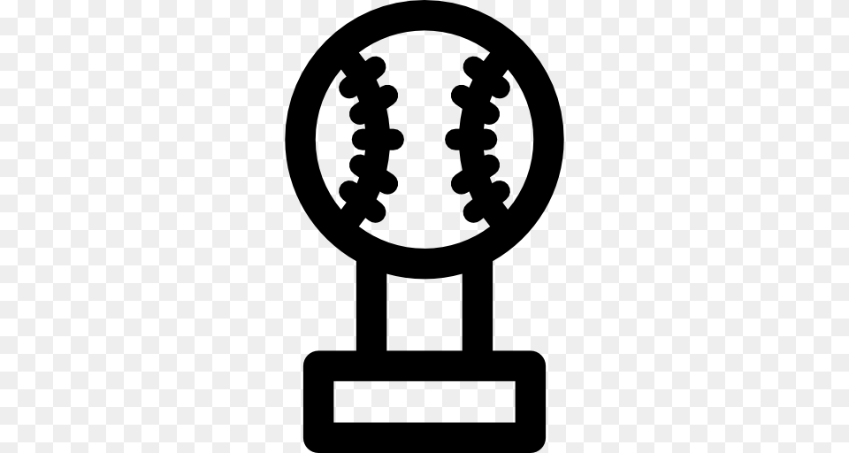 Baseball Collection Black Icon, Trophy, Stencil, Smoke Pipe Png