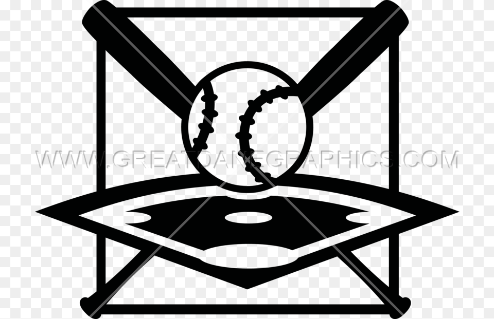 Baseball Diamond Production Ready Artwork For T Shirt Printing, People, Person, Bow, Weapon Png Image