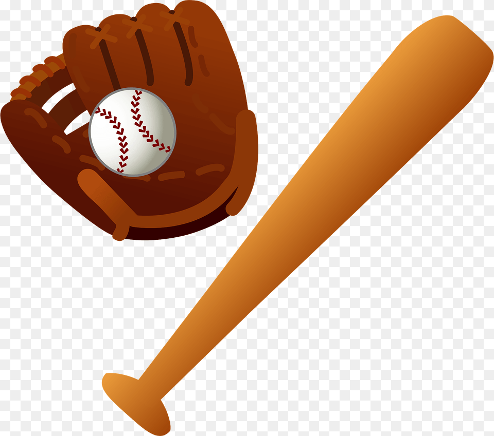 Baseball Equipment Clipart, Baseball Bat, Baseball Glove, Clothing, Glove Png Image