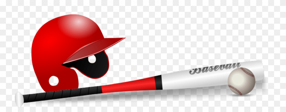 Baseball Equipment Clipart, Ball, Baseball (ball), Baseball Bat, Helmet Free Transparent Png