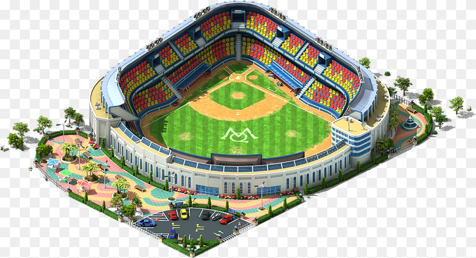 Baseball Field Baseball Stadium, Architecture, Building, Outdoors, Arena Png Image
