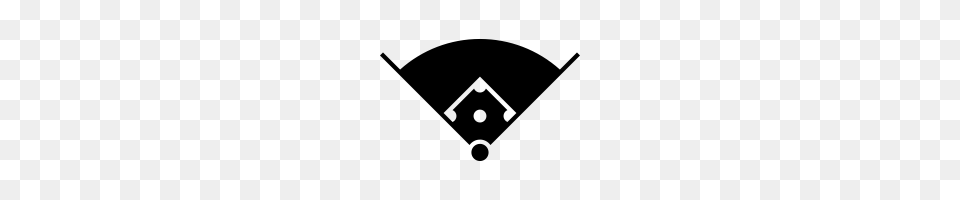 Baseball Field Icons Noun Project, Gray Png Image