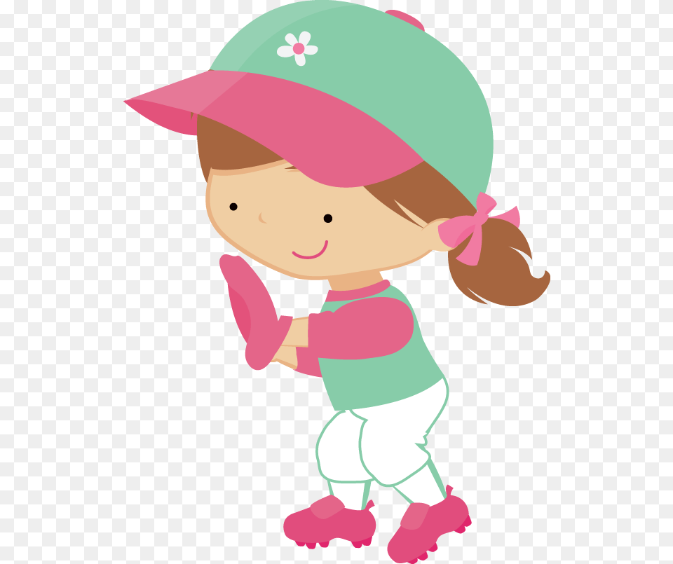 Baseball Girl Clipart Baby Boy Baseball Clipart, Clothing, Hat, Person, Sun Hat Free Png