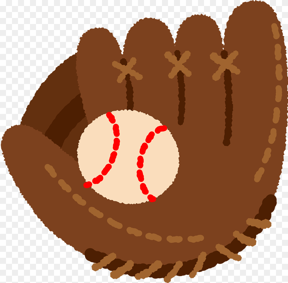 Baseball Glove And Ball Clipart, Sport, Clothing, Baseball Glove, Cake Free Png Download
