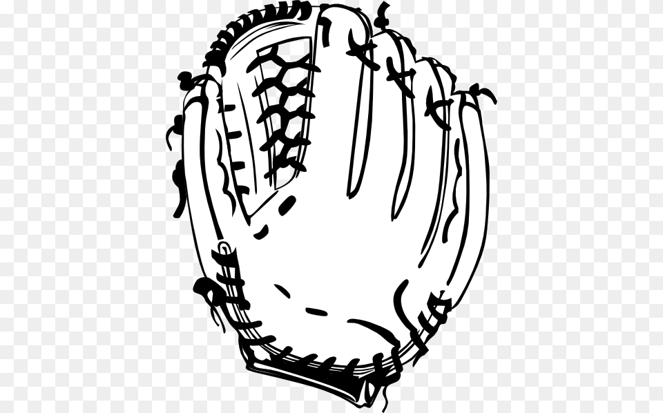 Baseball Gloves B And W Clip Art Download Vector, Baseball Glove, Clothing, Glove, Sport Free Png