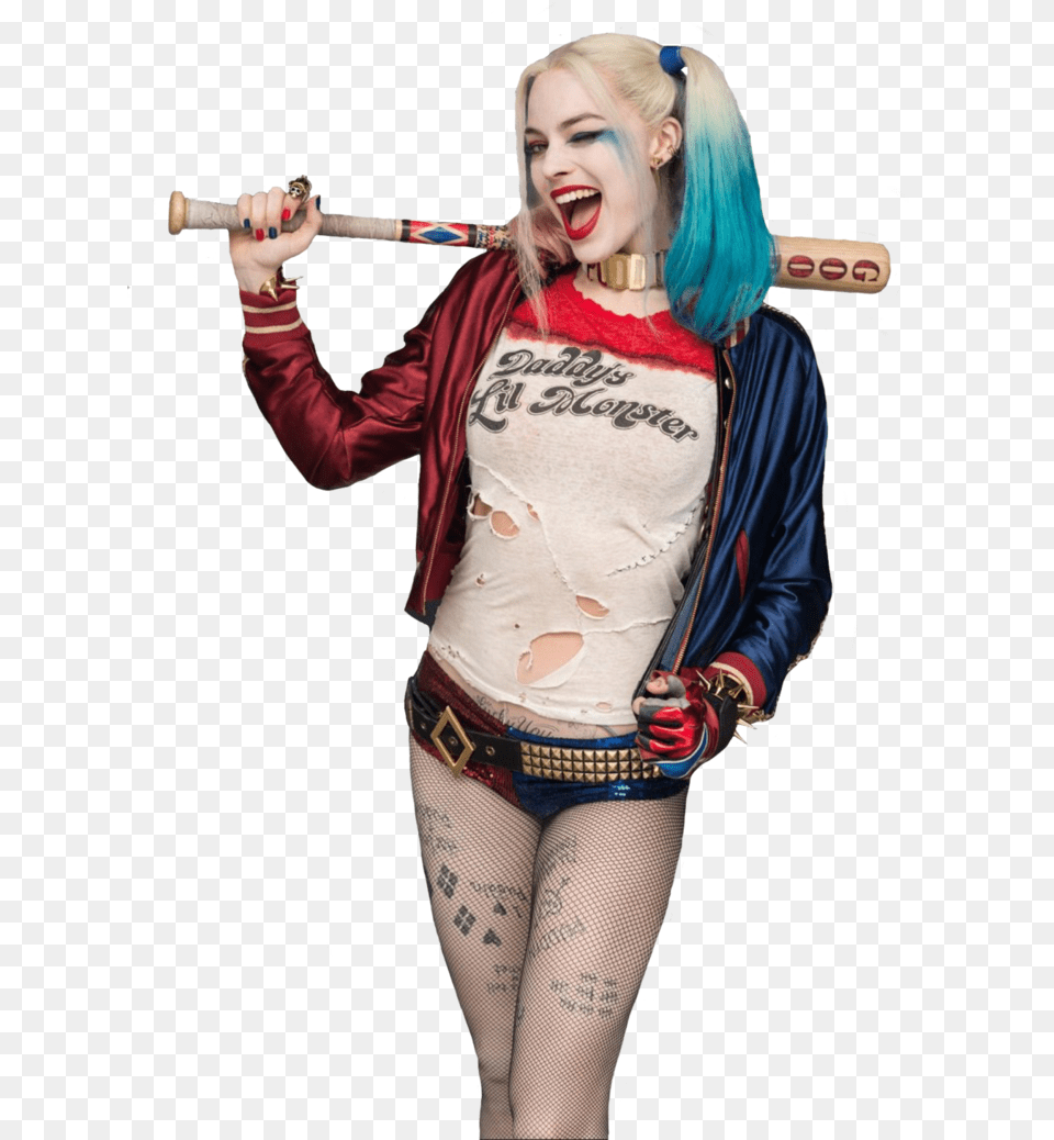 Baseball Halloween Costume Harley Quinn Halloween Harley Quinn, Adult, Person, Woman, Female Free Png