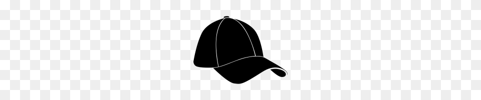 Baseball Hat Icons Noun Project, Gray Free Png Download