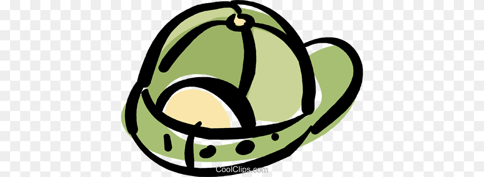Baseball Hat Royalty Vector Clip Art Illustration, Clothing, Hardhat, Helmet Png Image