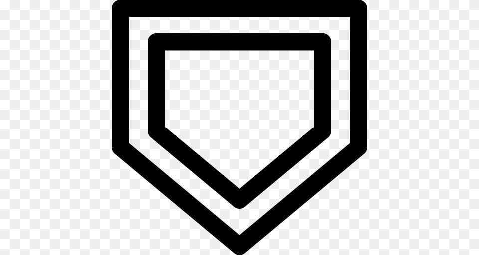 Baseball Icon, Gray Free Transparent Png