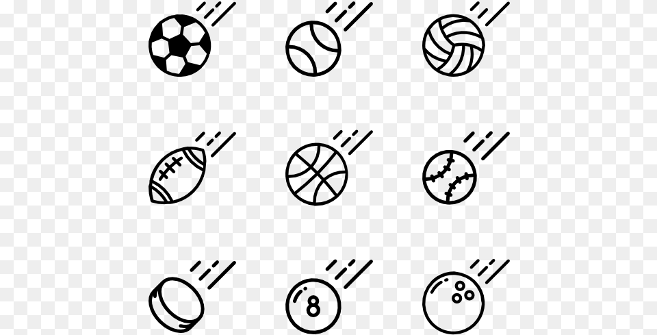 Baseball Icons Sports Ball Vector, Gray Png Image