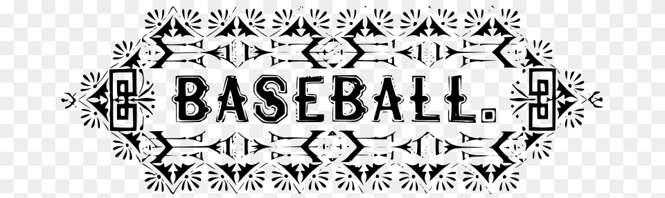 Baseball Label, Gray Free Png