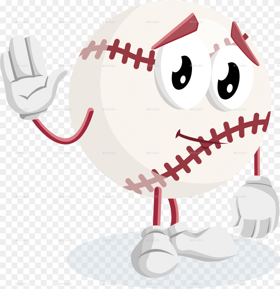 Baseball Logo Mascot Goodbye Basketball, Clothing, Glove, People, Person Free Png