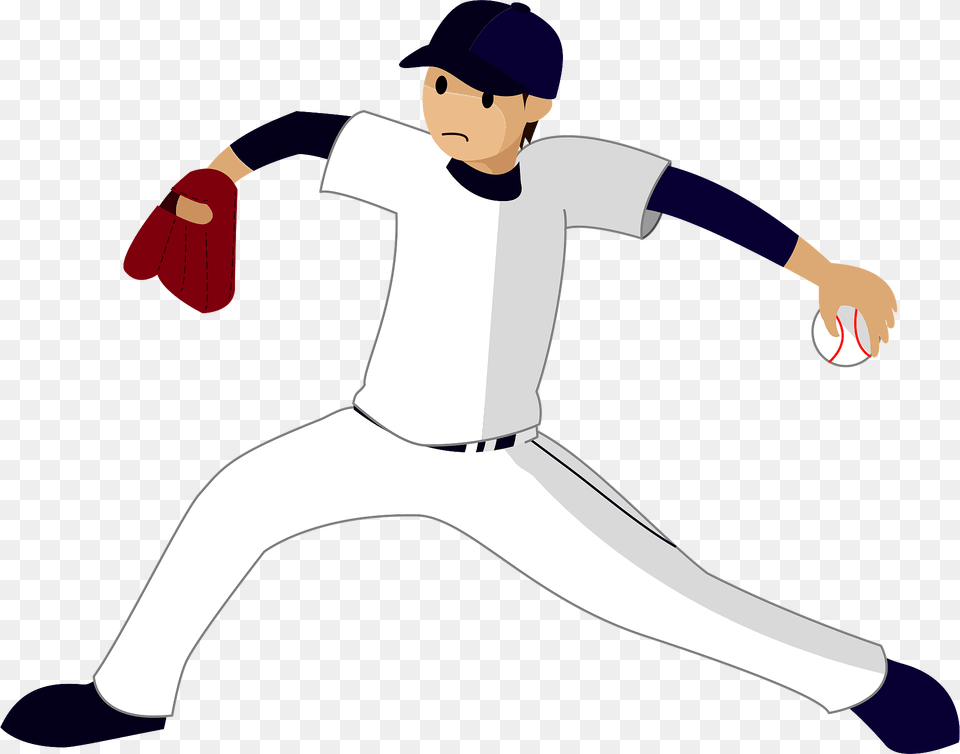 Baseball Pitcher Clipart, Team Sport, Team, Sport, Person Png Image