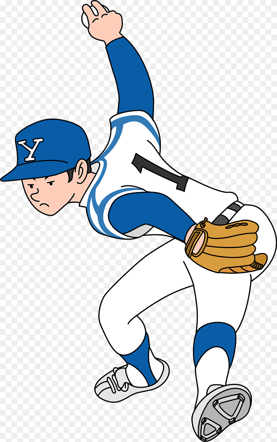 Baseball Pitcher Clipart, Person, People, Team, Glove Free Png Download
