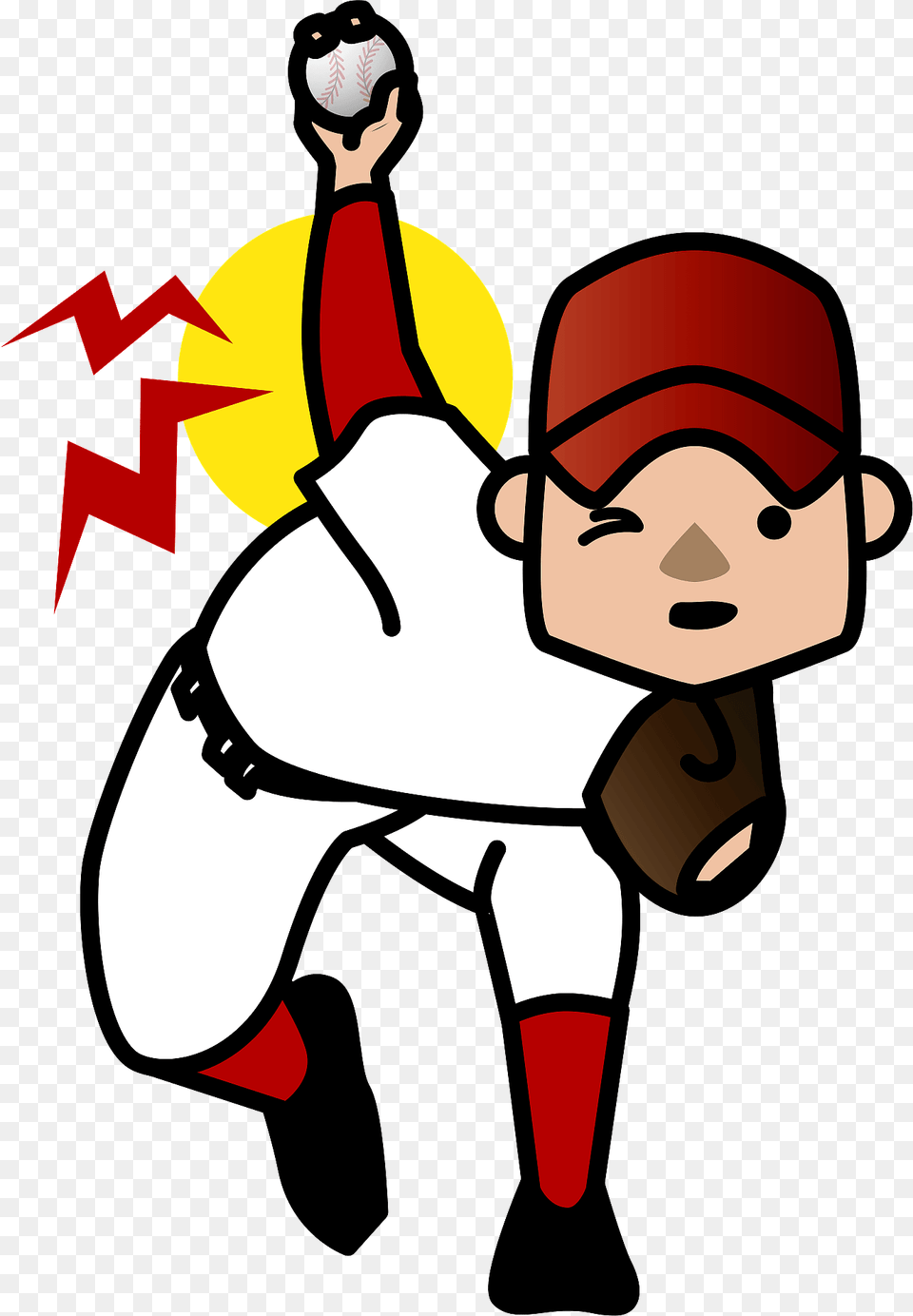 Baseball Pitcher Has A Back Injury Clipart, People, Person, Team, Sport Png