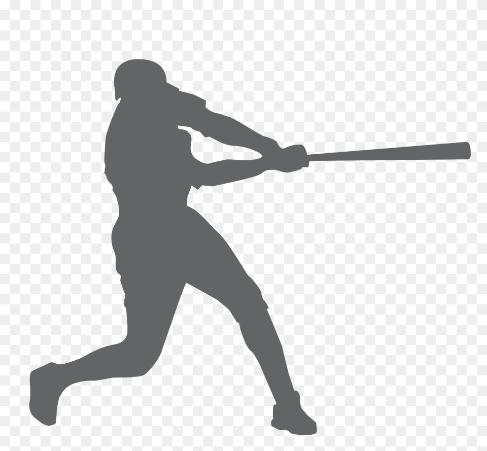 Baseball Player, Silhouette, People, Person, Firearm Png
