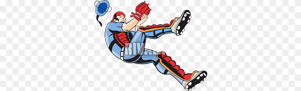 Baseball Player Clipart Catcher, Person, People, Sport, Glove Png Image