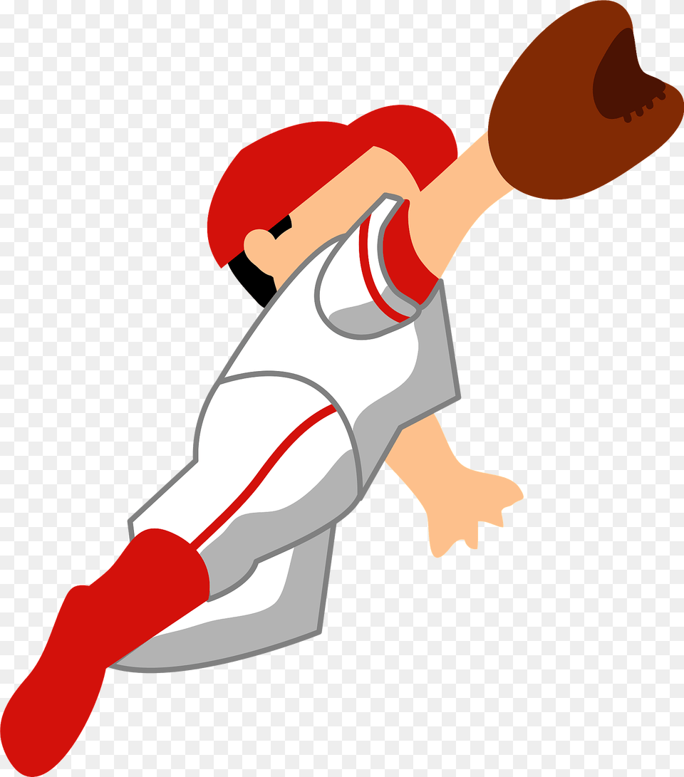 Baseball Player Is Trying To Catch A Fly Ball Clipart, Team Sport, Team, Sport, Person Png