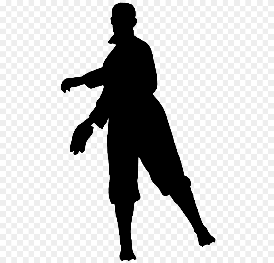 Baseball Player Silhouette Old Baseball Player Silhouette, Gray Png