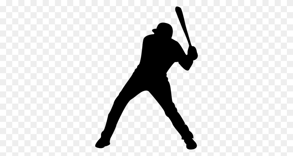 Baseball Player Strike Silhouette, Team Sport, Team, Sport, Person Free Png