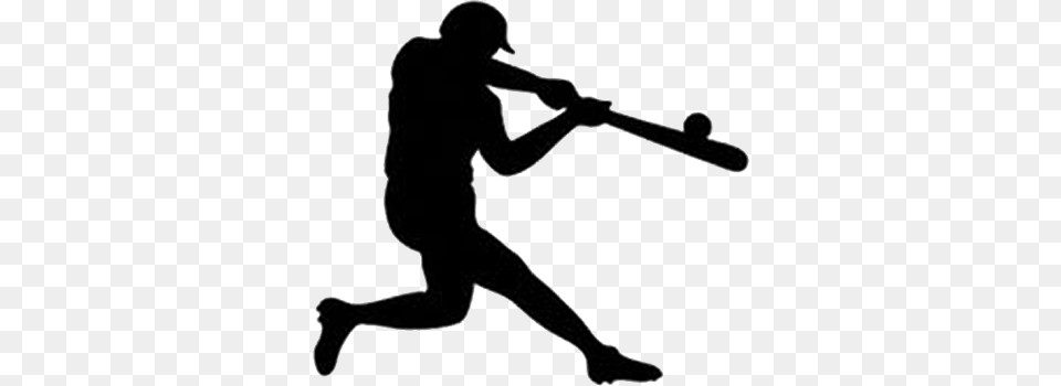 Baseball Player Swinging, People, Person, Silhouette, Baseball Bat Free Png Download