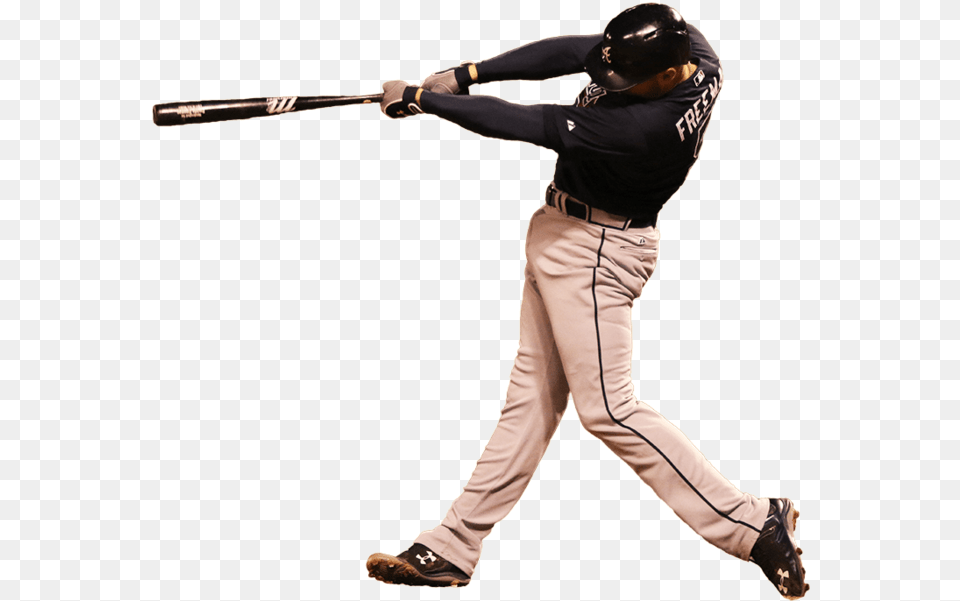 Baseball Player Swinging Bat Baseball Player, Team Sport, Team, Sport, Person Free Png