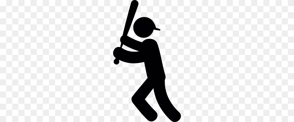Baseball Player With Bat Vectors Logos Icons And Photos, People, Person, Lighting Free Transparent Png