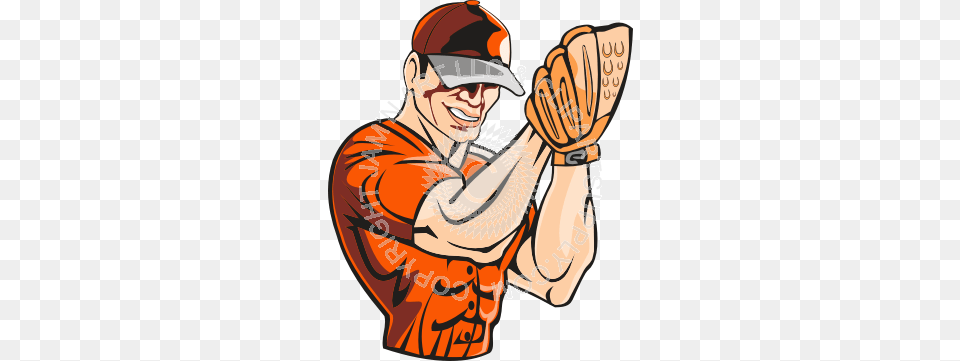 Baseball Player With Mitt, Team Sport, People, Glove, Person Free Png Download
