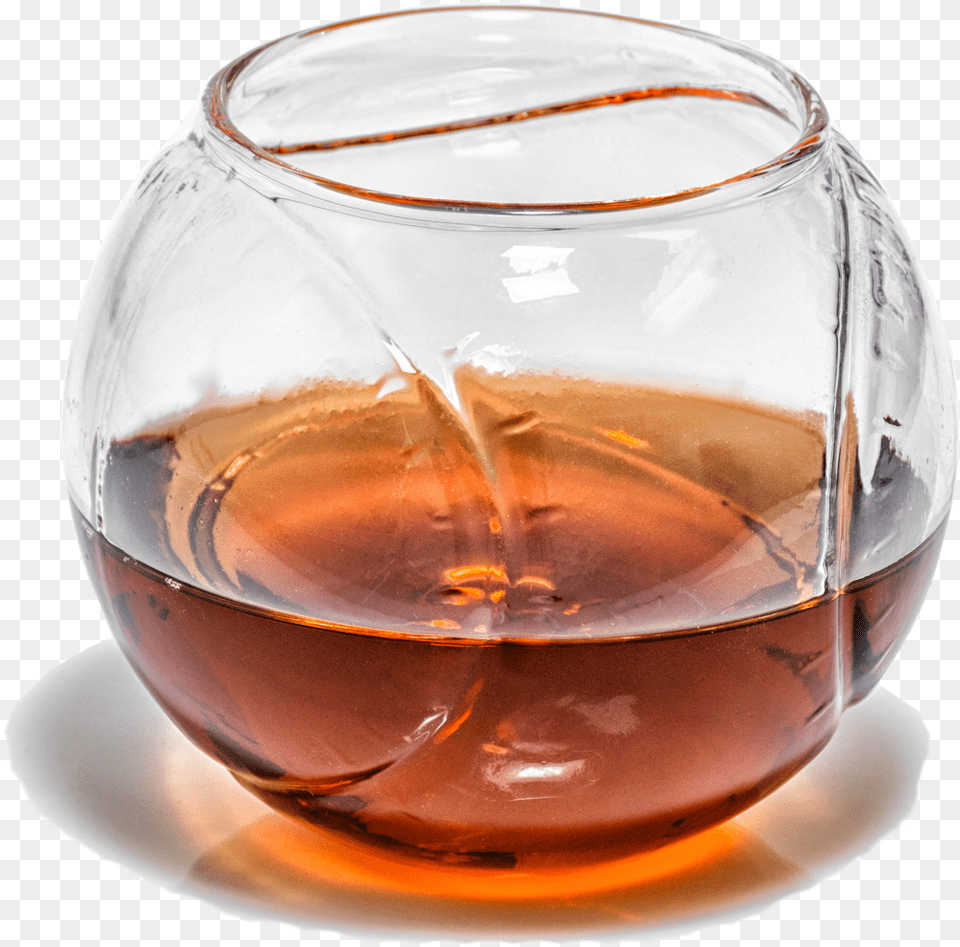 Baseball Shaped Whiskey Glass Old Fashioned Glass, Pottery, Jar, Beverage Png