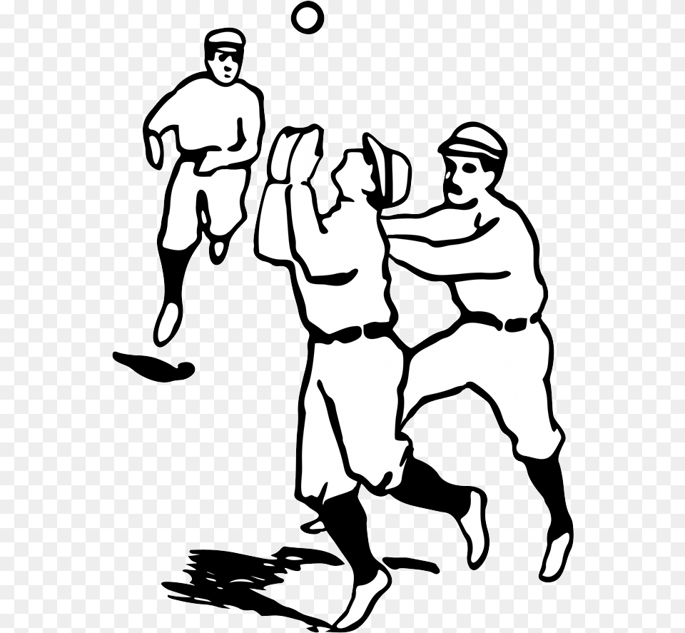 Baseball Sketch Of Players Clip Art, People, Person, Adult, Male Free Png Download