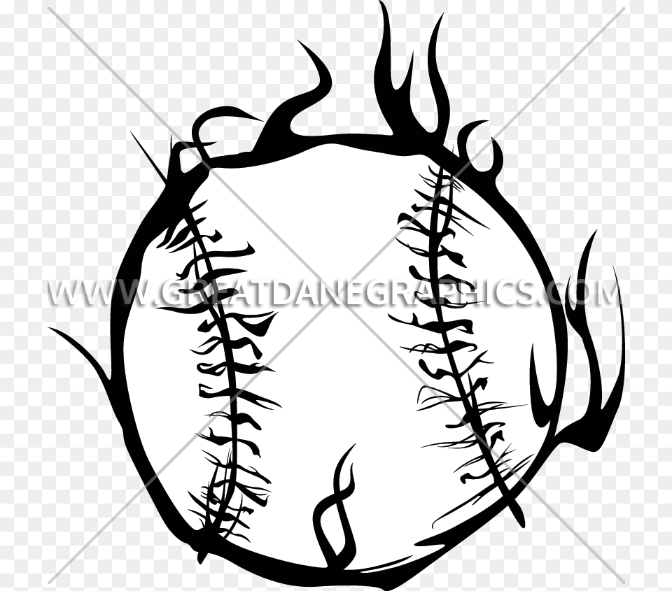 Baseball Smoke Glow Production Ready Artwork For T Shirt Printing, Ball, Sport, Tennis, Tennis Ball Png Image