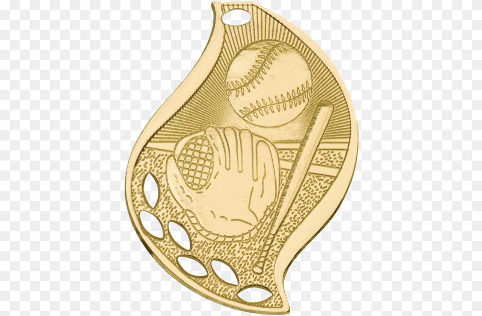 Baseball Softball Medal, Badge, Logo, Symbol, Gold Png Image