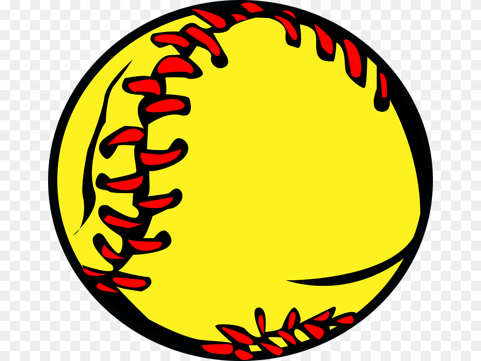 Baseball Softball Sport Ball Art Vector Image Vector Graphics Free Transparent Png