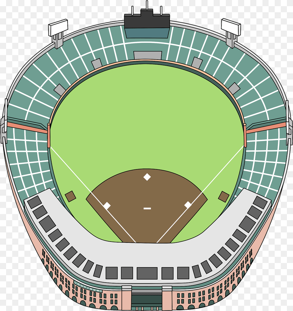 Baseball Stadium Clipart Schweizergarten, People, Person, Cad Diagram, Diagram Png Image