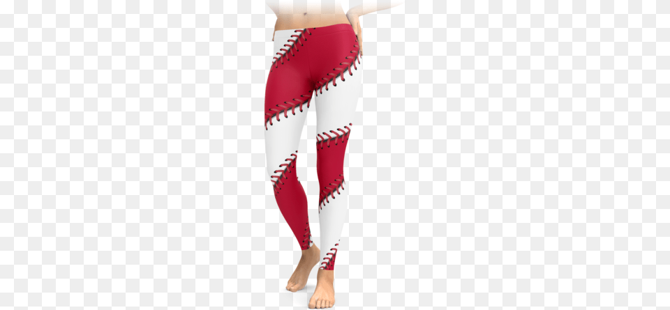 Baseball Stitch Leggings Brave New Look Snowy Santa Hat Husky Leggings, Clothing, Pants, Hosiery, Tights Free Png