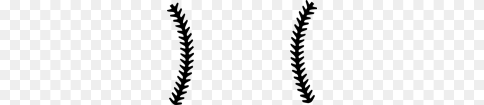 Baseball Stitches Clip Art, Gray Png Image