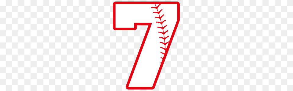 Baseball Style Number With Seam Magnet, Symbol, Text Png Image
