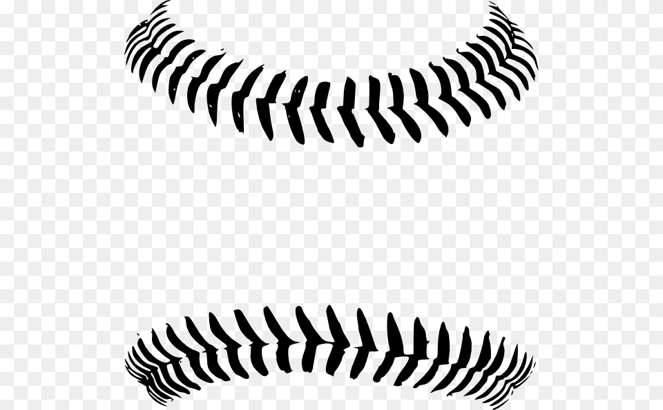 Baseball Underline Baseball Laces Clipart, Stencil, Animal, Dinosaur, Reptile Free Png