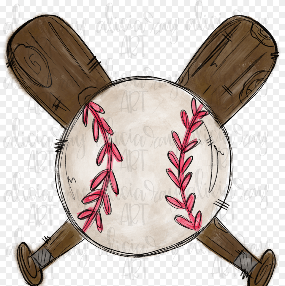 Baseball With Bats Example Vintage Base Ball, Clothing, Glove, Armor, Drum Png