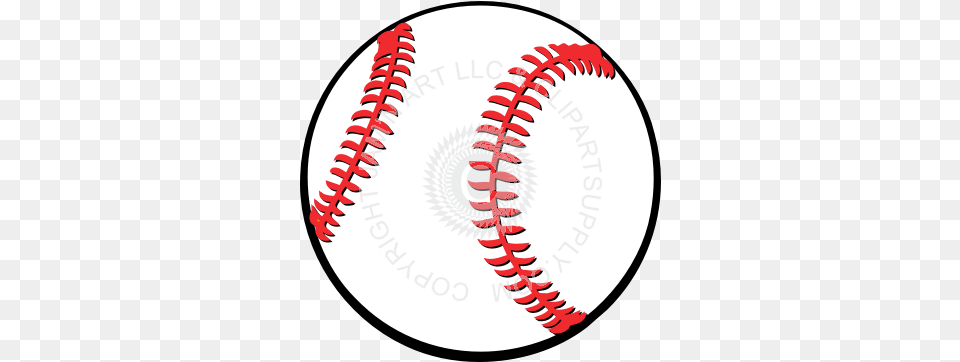 Baseball With Red Laces College Softball, Sport Free Transparent Png