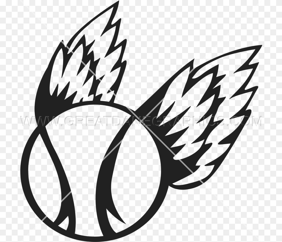 Baseball With Wings Clipart Baseball Clip Art Baseball, Bow, Logo, Weapon, Grass Png Image