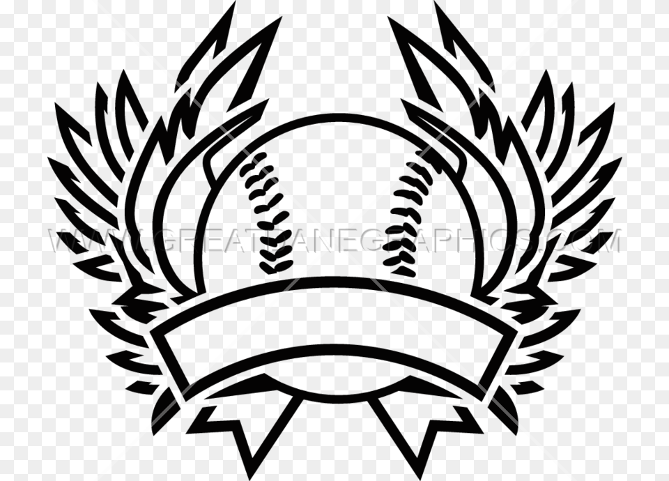 Baseball With Wings Clipart Baseball Metal Emblem, Symbol, Logo Png
