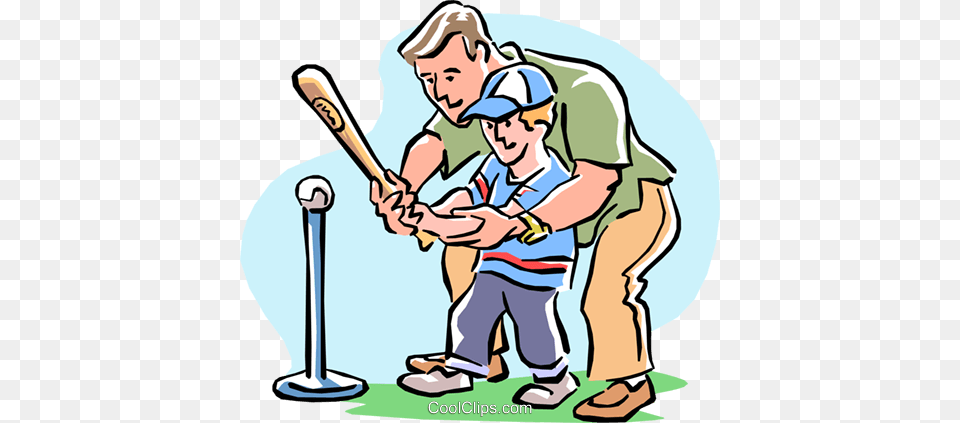 Baseballfamily Activity Royalty Vector Clip Art Illustration, People, Person, Baby, Baseball Free Png Download