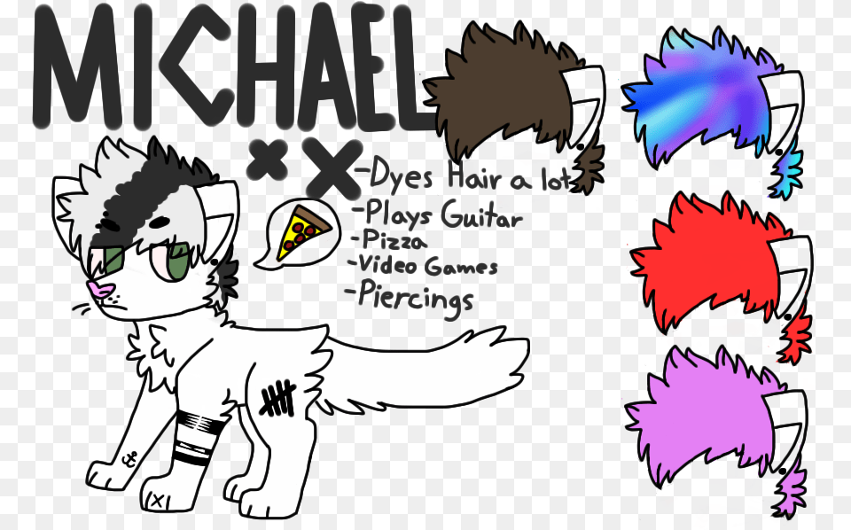 Based On Michael Clifford From 5sos He S A Cat Cartoon, Book, Comics, Publication, Art Free Transparent Png