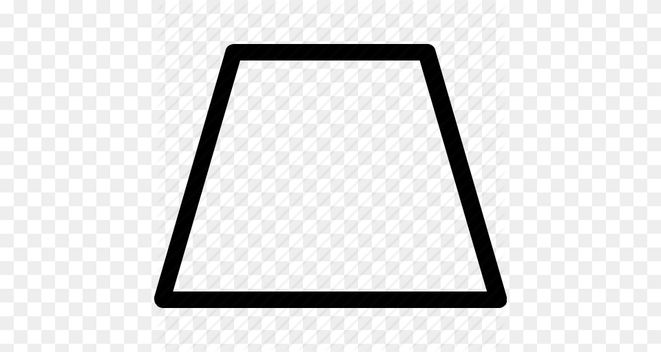 Basic Geometrical Shape Trapezium Trapezoid Icon, Triangle Free Transparent Png